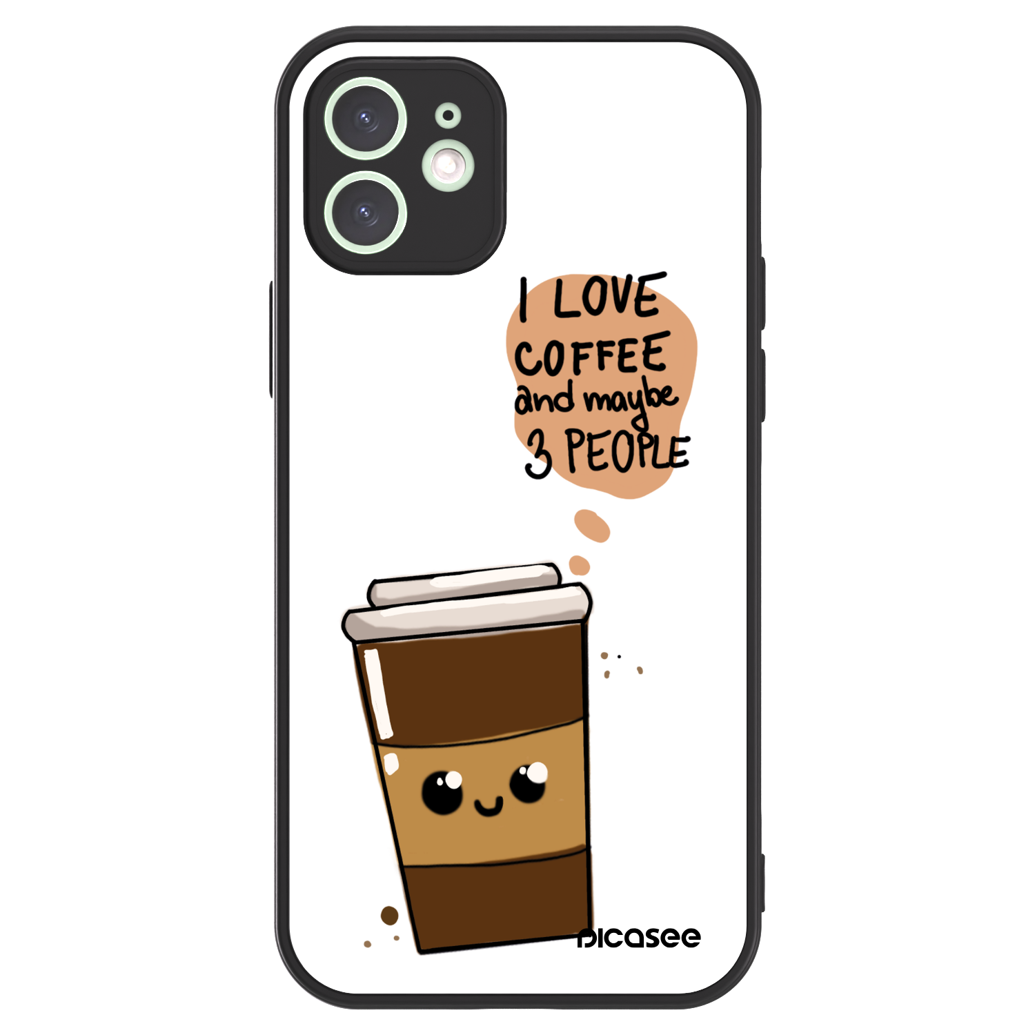 Picasee ULTIMATE CASE MagSafe pro Apple iPhone 12 - Cute coffee