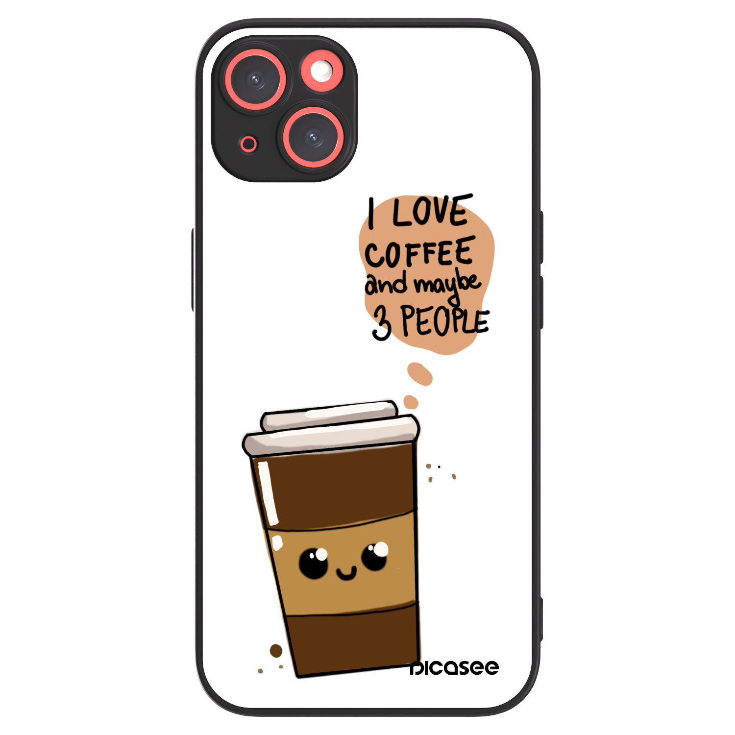 Picasee ULTIMATE CASE MagSafe pro Apple iPhone 13 - Cute coffee