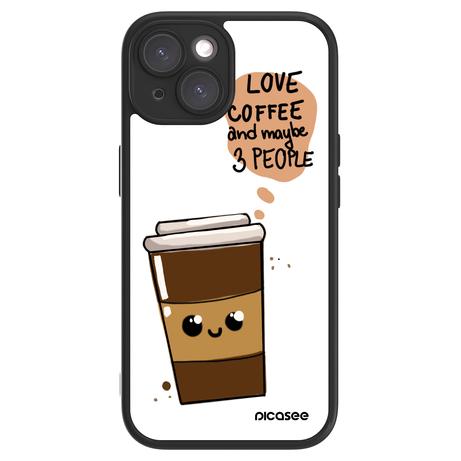 Picasee ULTIMATE CASE pro Apple iPhone 15 - Cute coffee