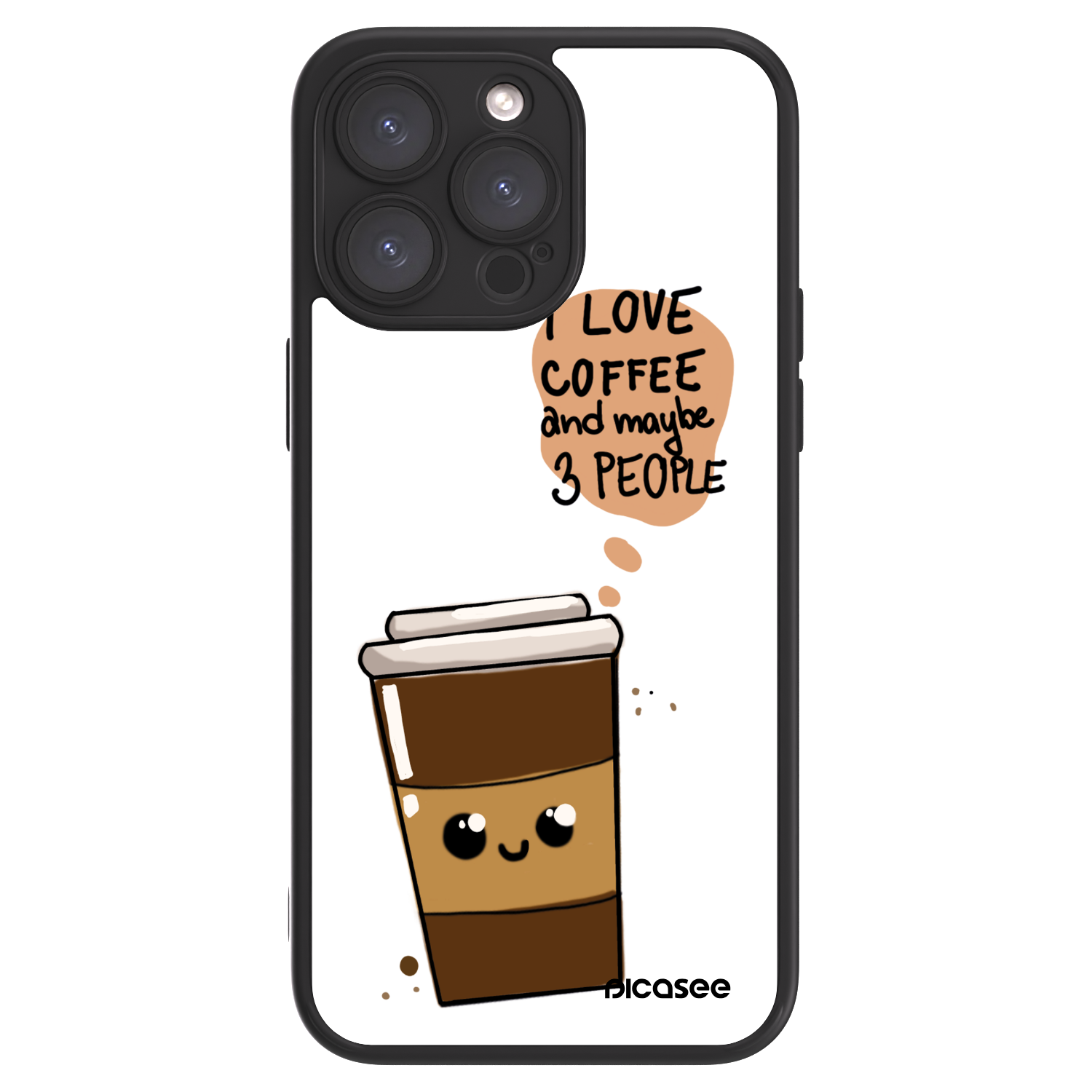 ULTIMATE CASE MagSafe pro Apple iPhone 15 Pro Max - Cute coffee