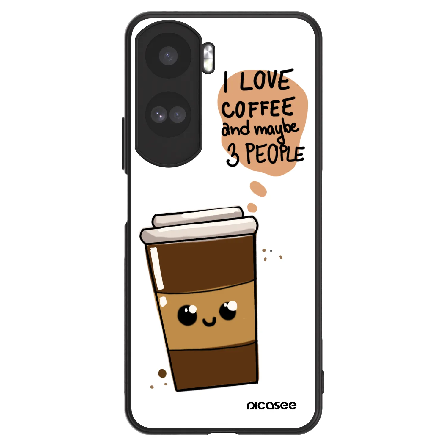 Picasee ULTIMATE CASE pro Honor 90 Lite 5G - Cute coffee