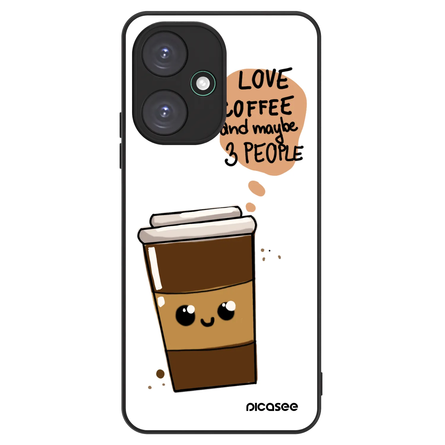 Picasee ULTIMATE CASE pro Xiaomi Redmi 13C 5G - Cute coffee