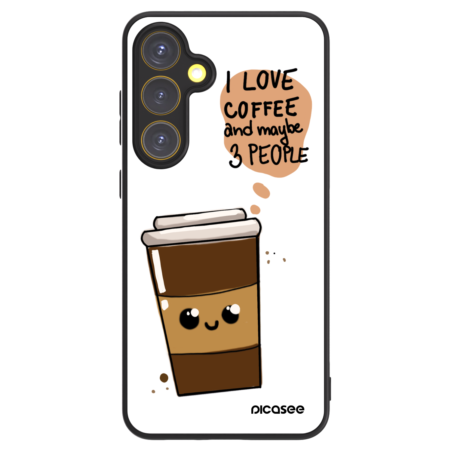 Picasee ULTIMATE CASE PowerShare pro Samsung Galaxy S24 FE S721B - Cute coffee