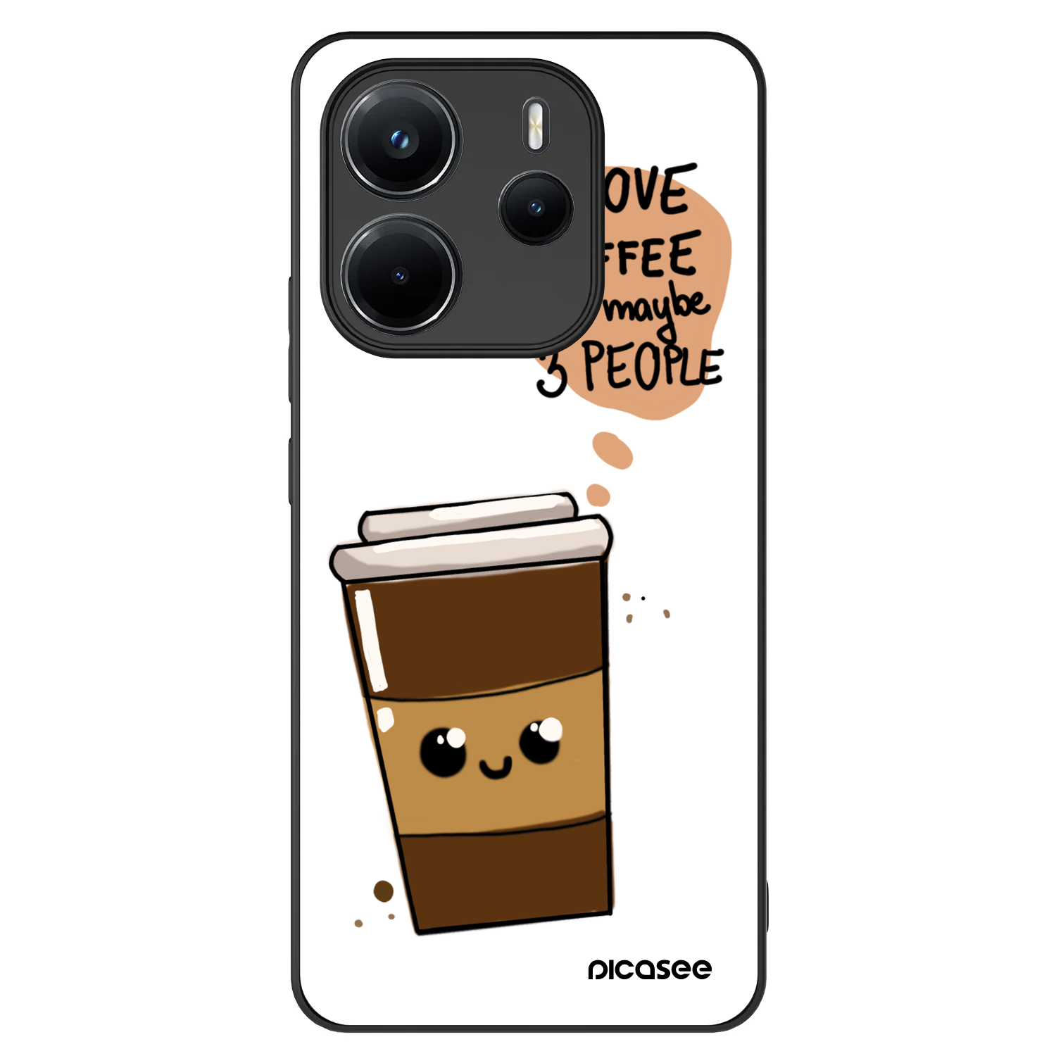 Picasee ULTIMATE CASE pro Xiaomi Redmi Note 14 4G - Cute coffee