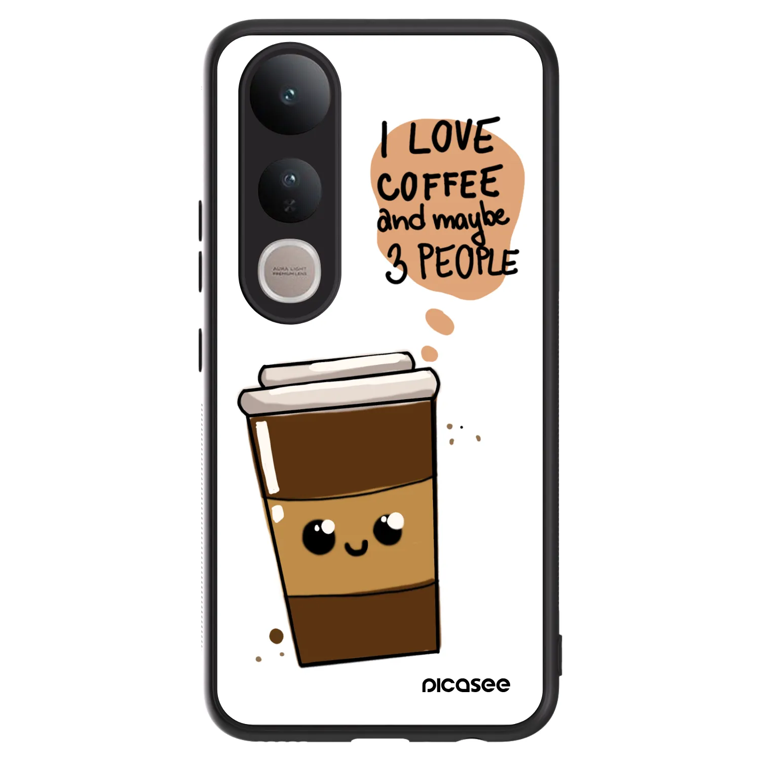 Picasee ULTIMATE CASE pro Vivo V50 Lite 5G - Cute coffee