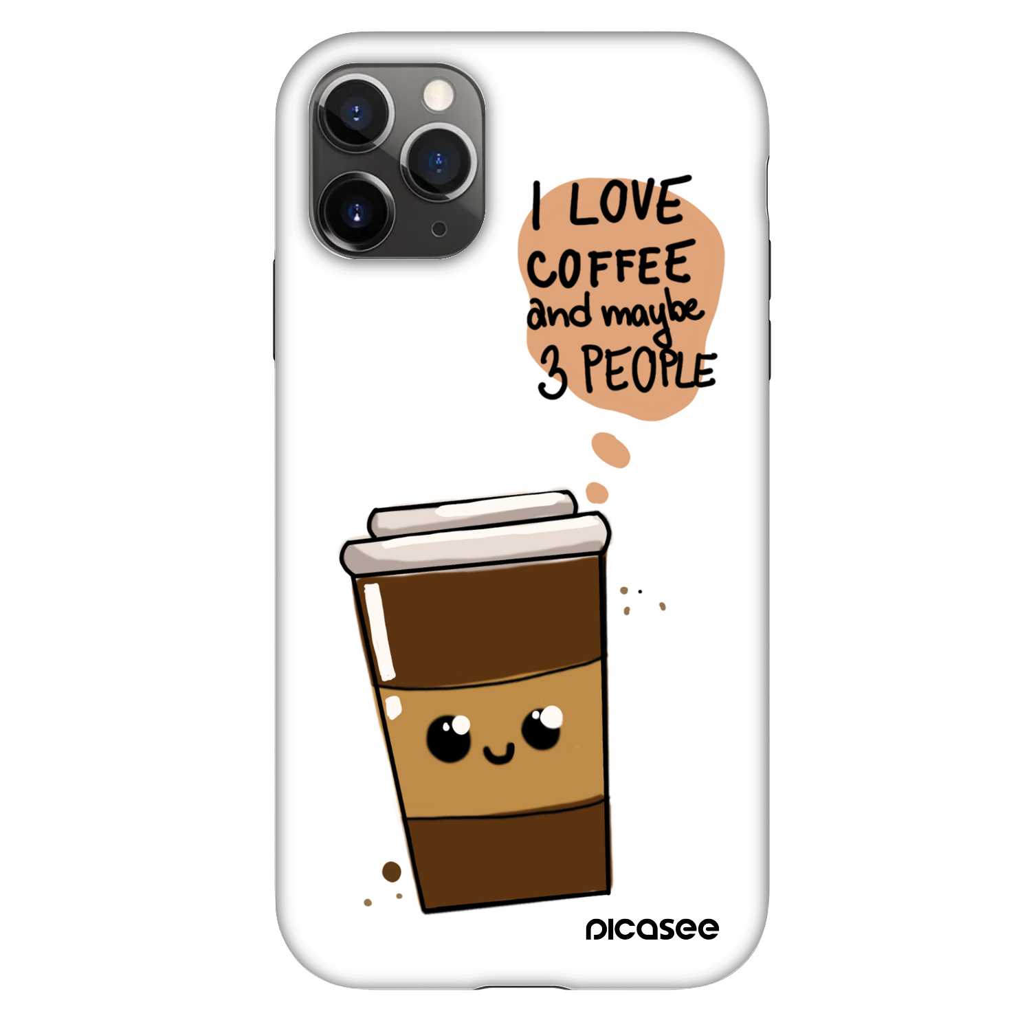 Picasee Fashion Case pre Apple iPhone 11 Pro - Cute coffee