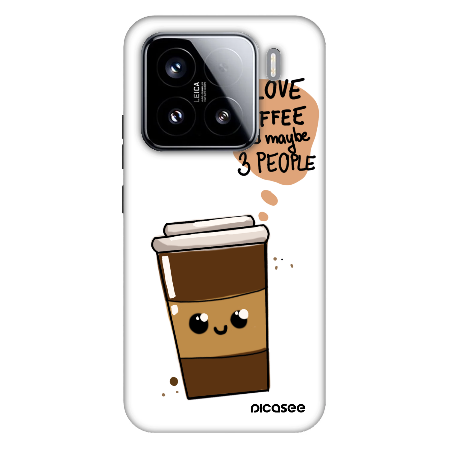 Fashion Case pre Xiaomi 15 - Cute coffee