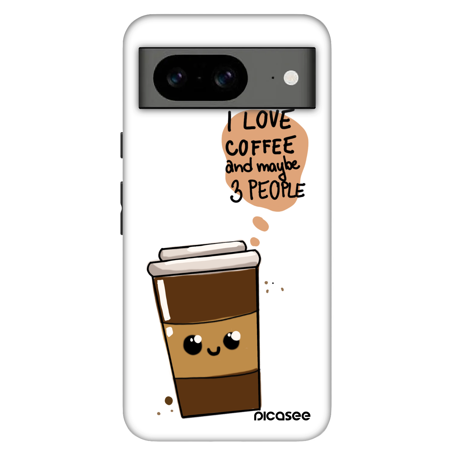 Picasee Fashion Case pre Google Pixel 8 Pro - Cute coffee