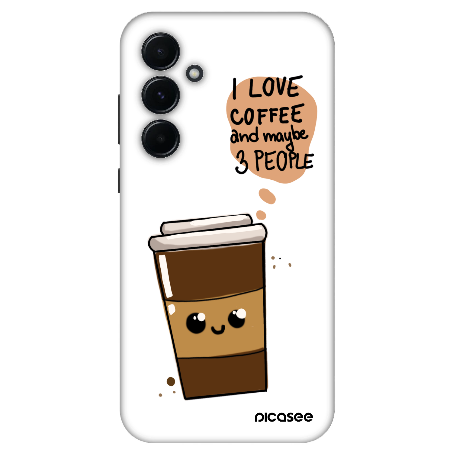 Picasee Fashion Case pre Samsung Galaxy A55 5G A556B - Cute coffee