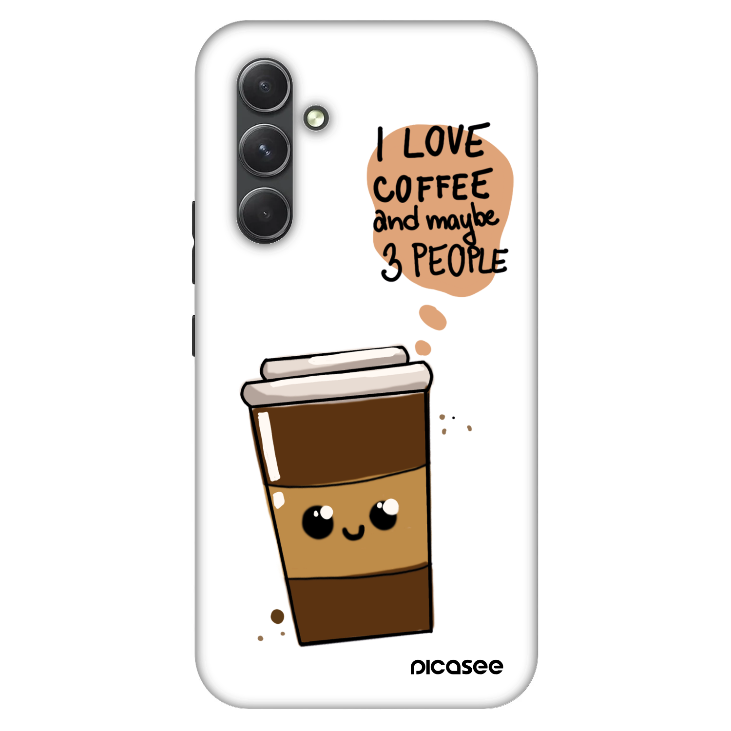 Picasee Fashion Case pre Samsung Galaxy A54 5G A546B - Cute coffee