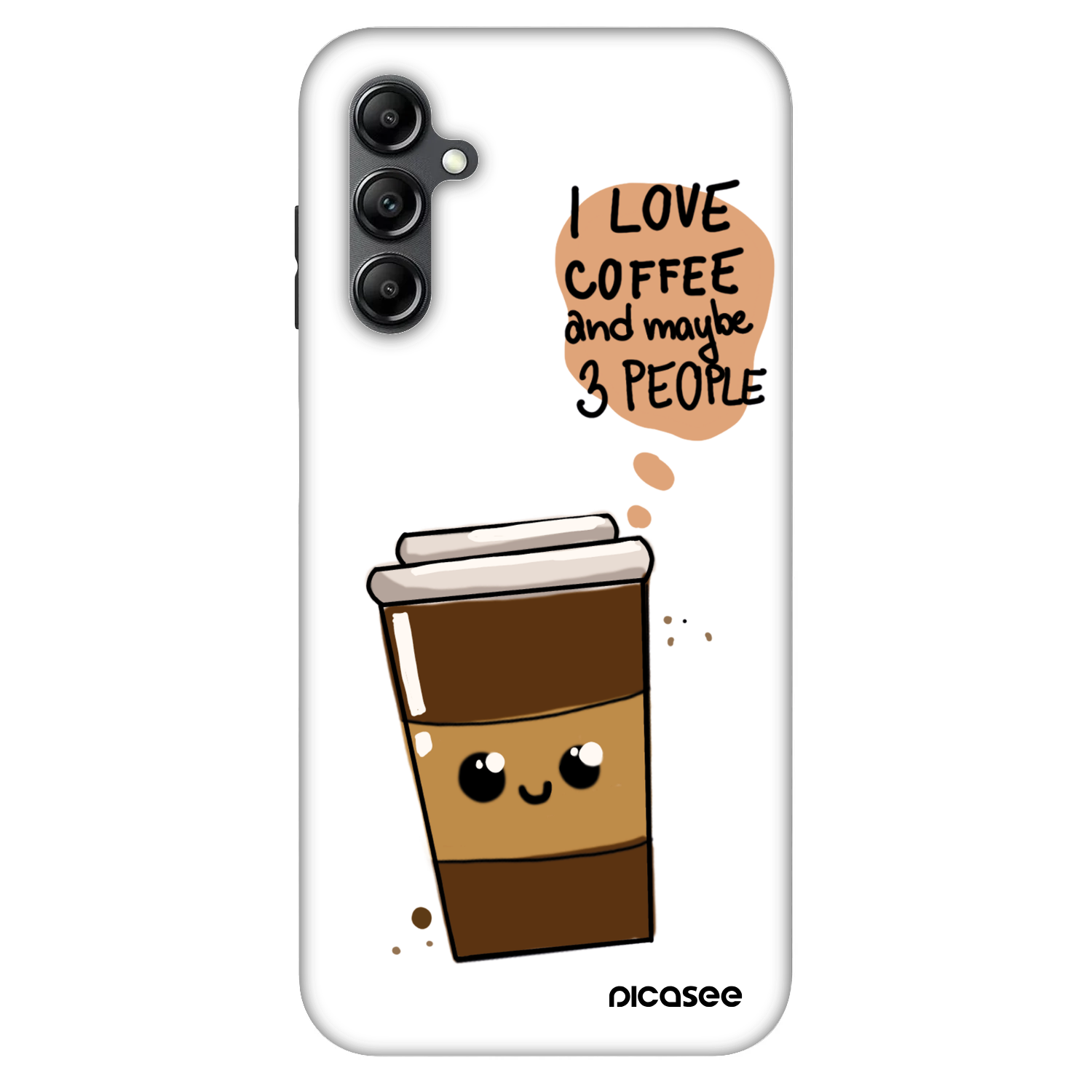 Picasee Fashion Case pre Samsung Galaxy A16 5G - Cute coffee