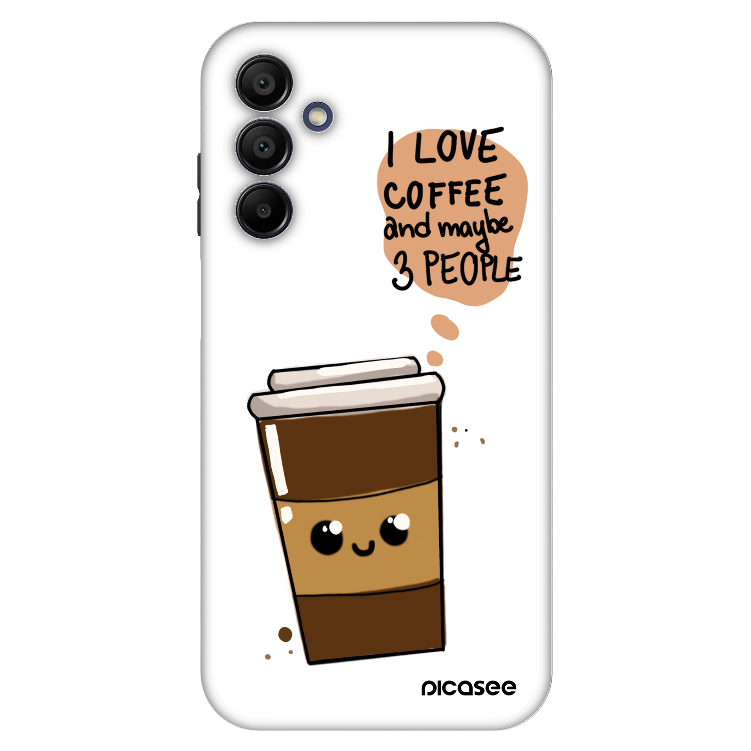 Picasee Fashion Case pre Samsung Galaxy A15 A156B 5G - Cute coffee
