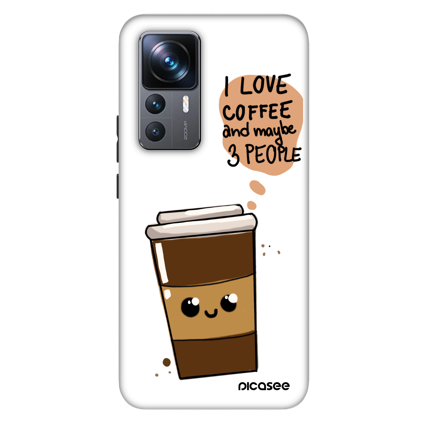 Picasee Fashion Case pre Xiaomi 12T - Cute coffee