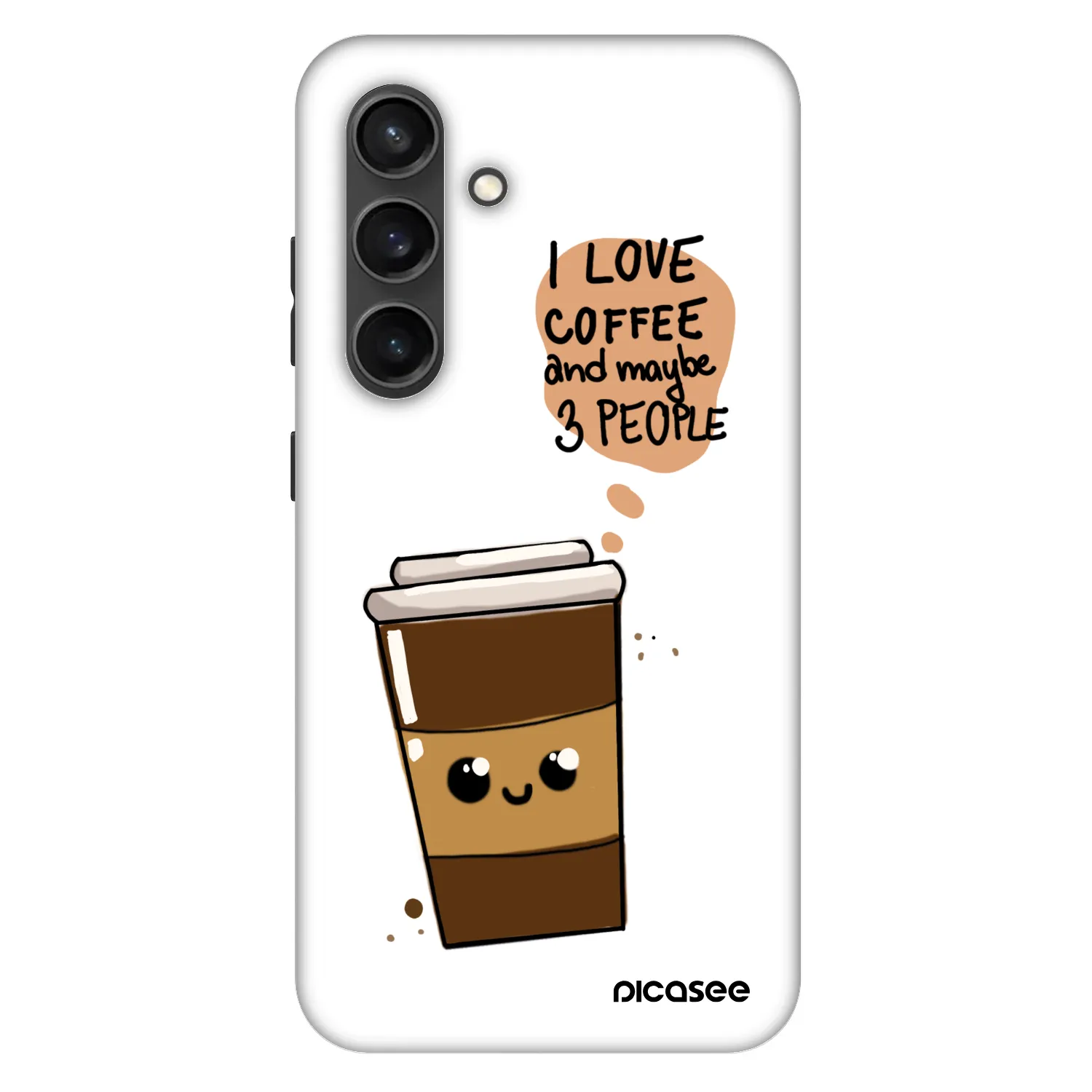 Picasee Fashion Case PowerShare pro Samsung Galaxy S24+ S926B 5G - Cute coffee