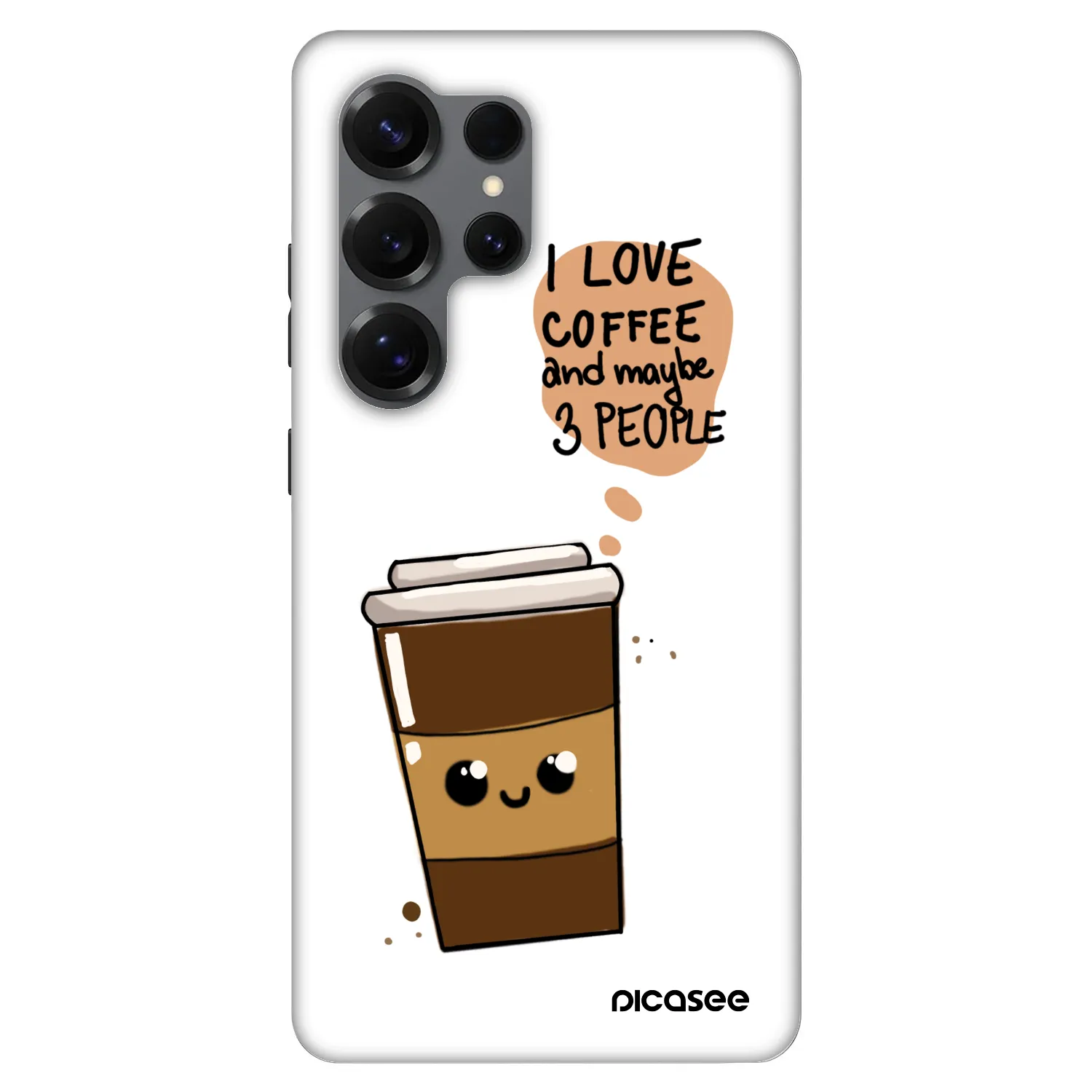 Fashion Case PowerShare pro Samsung Galaxy S25 Ultra 5G - Cute coffee