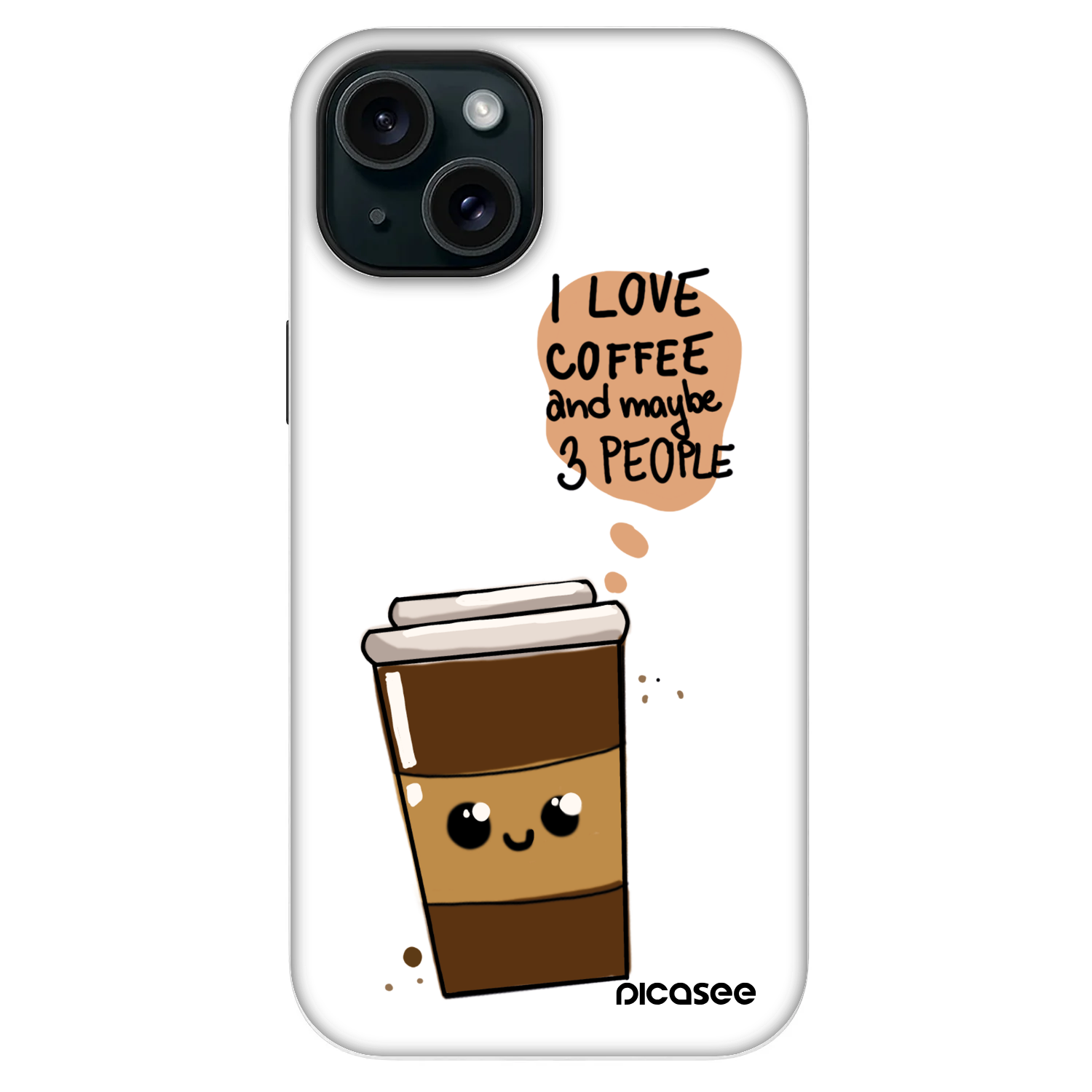 Picasee Fashion Case MagSafe pre Apple iPhone 13 - Cute coffee