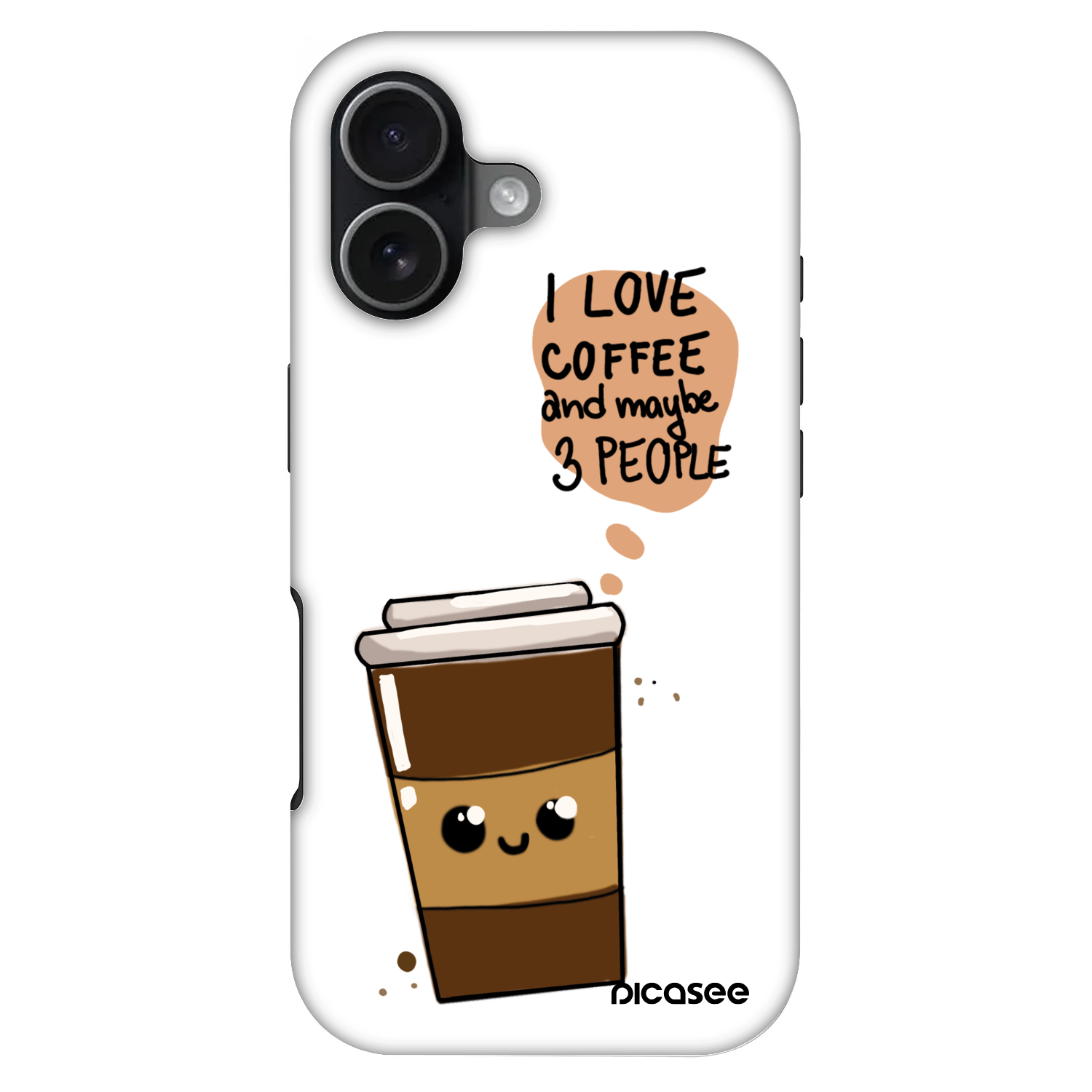 Picasee Fashion Case MagSafe pre Apple iPhone 17 - Cute coffee