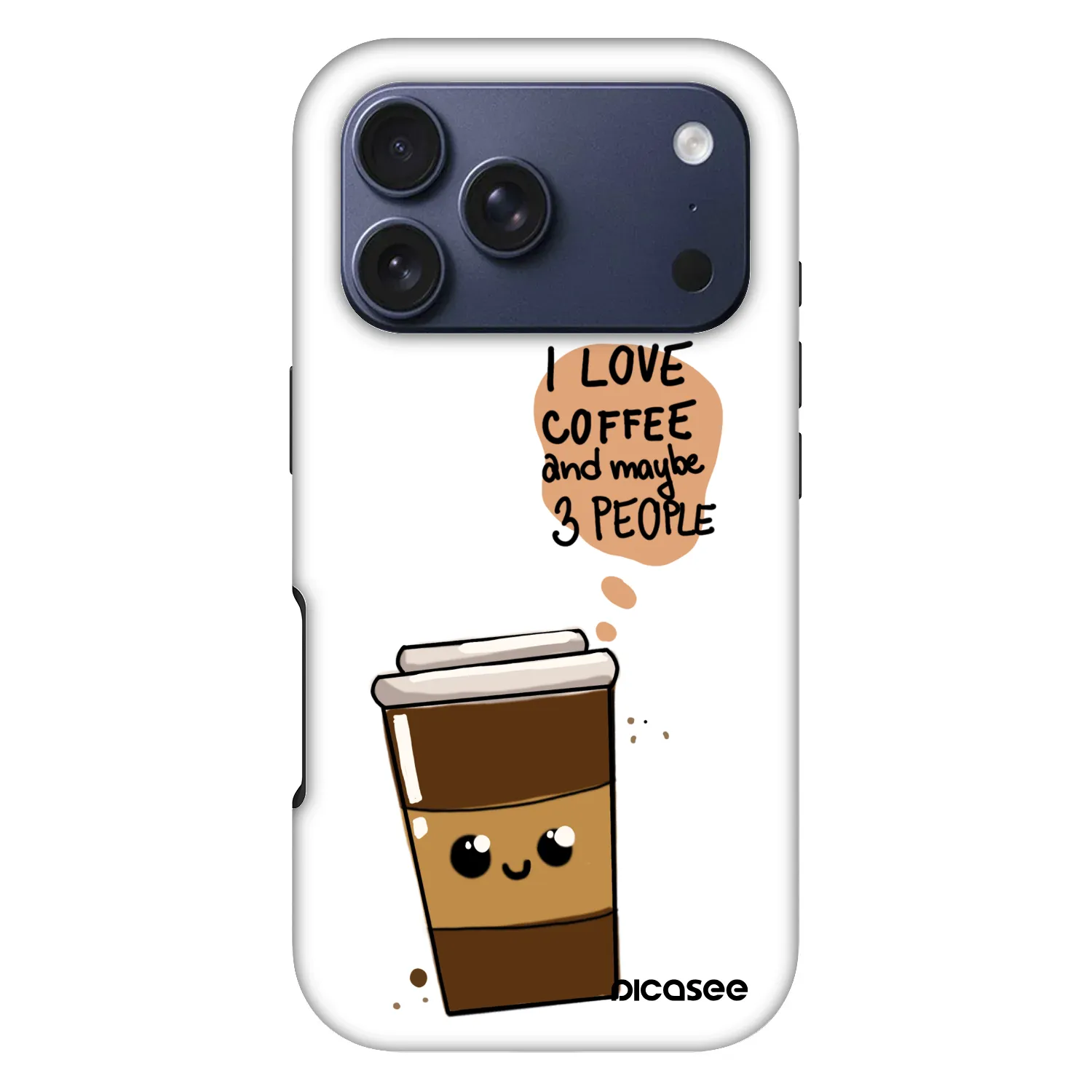 Picasee Fashion Case MagSafe pre Apple iPhone 17 Pro - Cute coffee