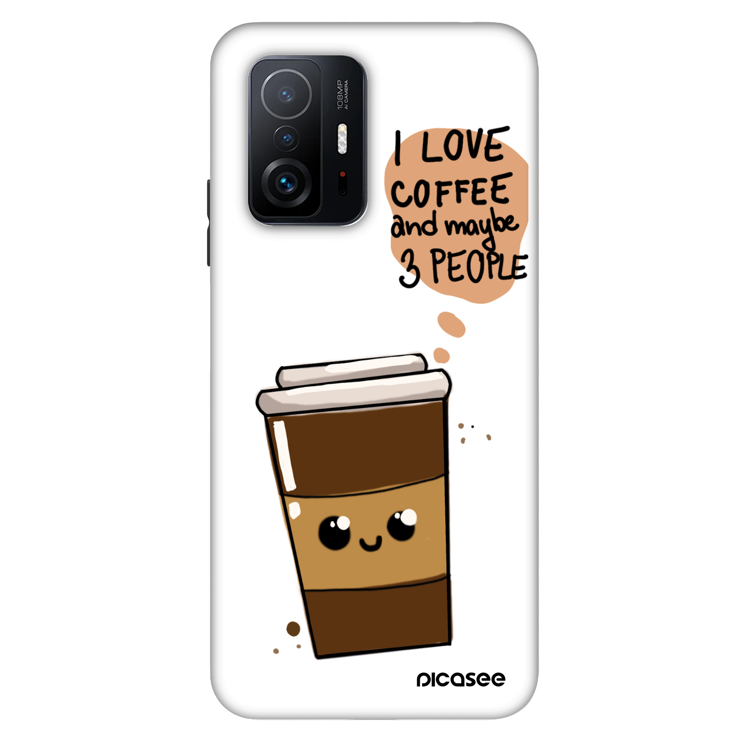 Picasee Fashion Case pre Xiaomi 11T - Cute coffee