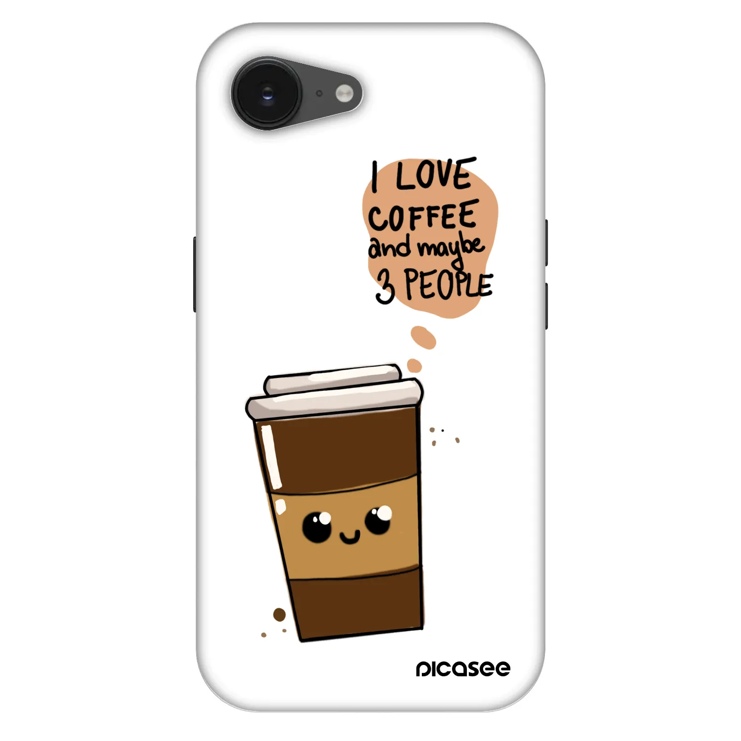 Picasee Fashion Case MagSafe pre Apple iPhone 17e - Cute coffee