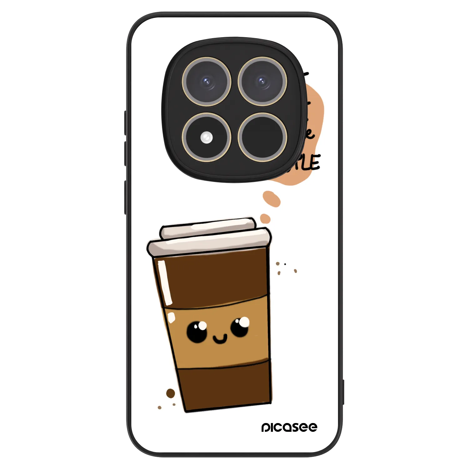 Picasee ULTIMATE CASE pro Xiaomi Redmi Note 15 Pro 5G - Cute coffee