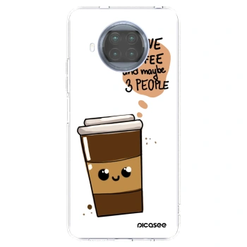 Picasee silikónový prehľadný obal pre Xiaomi Mi 10T Lite - Cute coffee