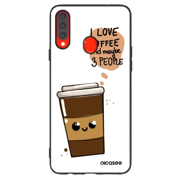 Obal pre Samsung Galaxy A20s - Cute coffee