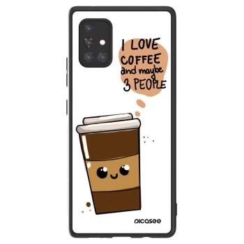 Picasee ULTIMATE CASE pro Samsung Galaxy A71 A715F - Cute coffee