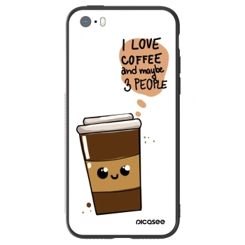 Obal pre Apple iPhone 5/5S/SE - Cute coffee
