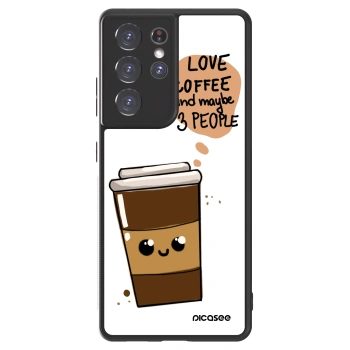 Obal pre Samsung Galaxy S21 Ultra 5G G998B - Cute coffee