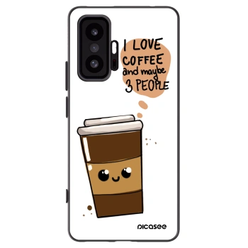 Picasee silikónový čierny obal pre Xiaomi 11T - Cute coffee