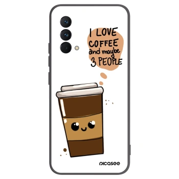 Picasee silikónový čierny obal pre Realme GT Master Edition 5G - Cute coffee