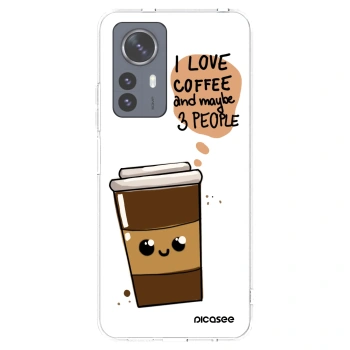 Picasee silikónový prehľadný obal pre Xiaomi 12 Pro - Cute coffee