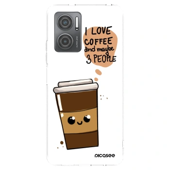 Picasee silikónový prehľadný obal pre Xiaomi Redmi 10 5G - Cute coffee