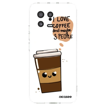 Picasee silikónový prehľadný obal pre Xiaomi 13 - Cute coffee