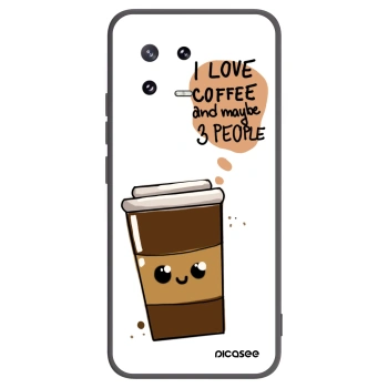 Picasee silikónový čierny obal pre Xiaomi 13 Pro - Cute coffee