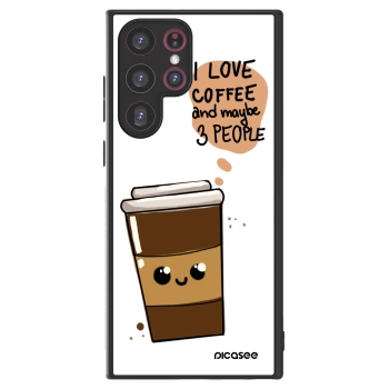 Picasee ULTIMATE CASE PowerShare pro Samsung Galaxy S22 Ultra 5G - Cute coffee