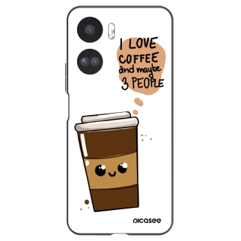 Picasee silikónový čierny obal pre Honor 90 Lite 5G - Cute coffee