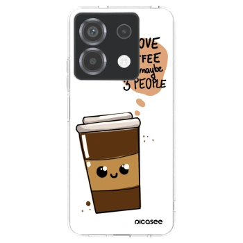 Picasee silikónový prehľadný obal pre Xiaomi Poco X6 - Cute coffee