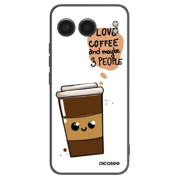Picasee silikónový čierny obal pre OnePlus Nord 4 - Cute coffee