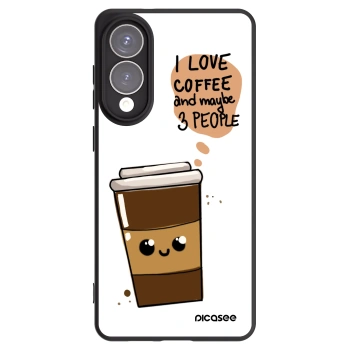 Picasee silikónový čierny obal pre Samsung Galaxy S25 Edge 5G - Cute coffee