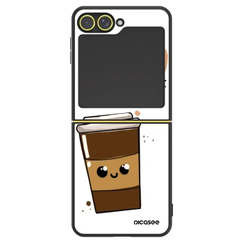 Obal pre Samsung Galaxy Z Flip6 5G - Cute coffee