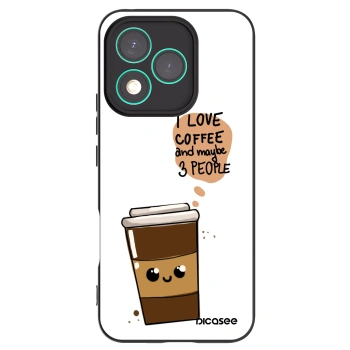 Picasee silikónový čierny obal pre Honor 400 Lite 5G - Cute coffee