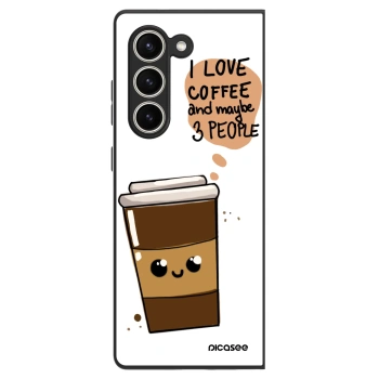 Obal pre Samsung Galaxy Z Fold5 5G - Cute coffee