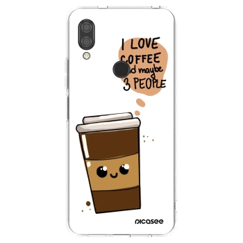 Picasee silikónový prehľadný obal pre Xiaomi Redmi 7 - Cute coffee