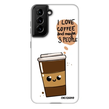 Obal pre Samsung Galaxy S22 5G - Cute coffee