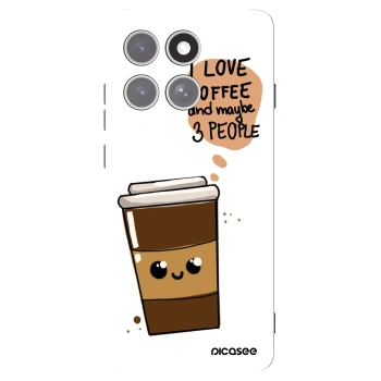 Picasee silikónový čierny obal pre Motorola Edge 60 Pro - Cute coffee