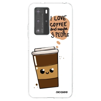 Obal pre Huawei P40 Pro - Cute coffee