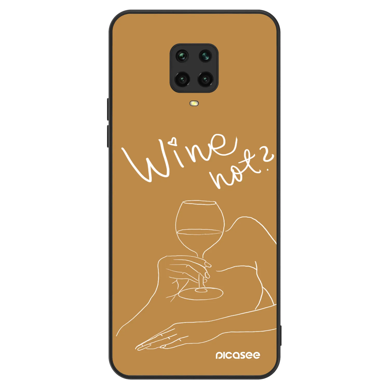 Picasee ULTIMATE CASE pro Xiaomi Redmi Note 9 Pro - Wine not