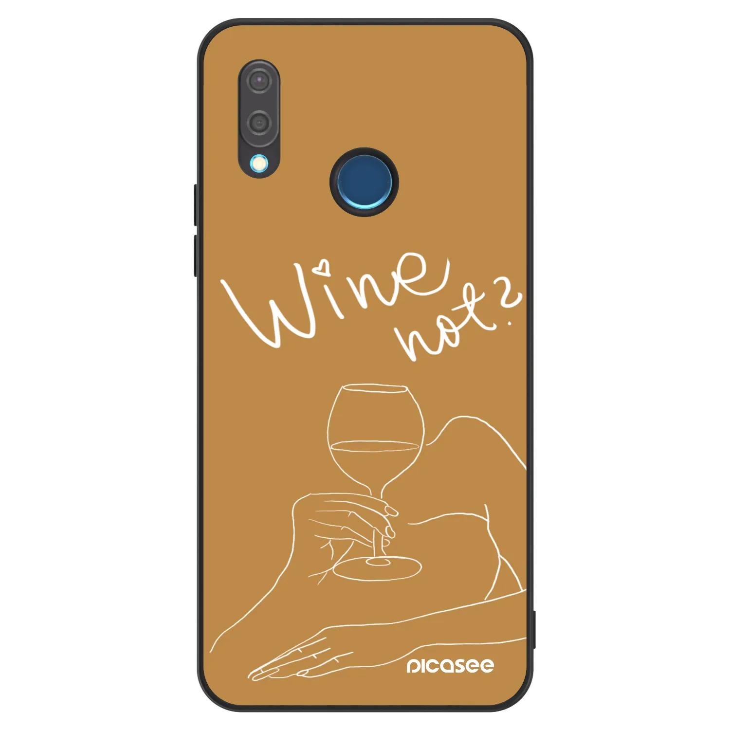 Picasee ULTIMATE CASE pro Huawei P20 Lite - Wine not